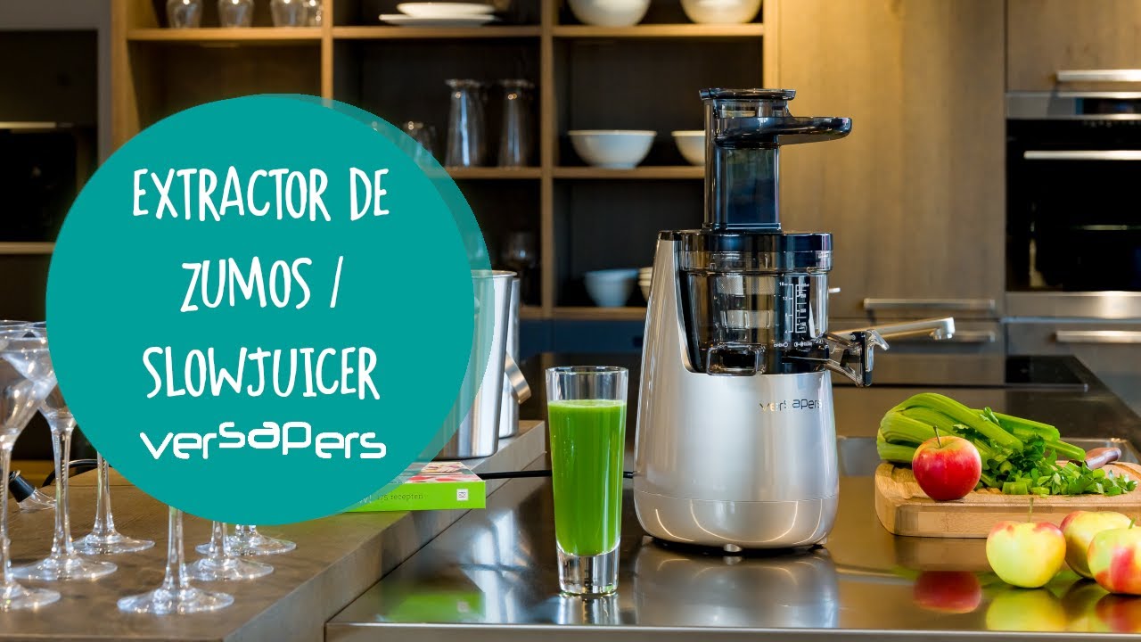 Zumo detox con chía, hecho con el extractor de zumos Versapers 4G