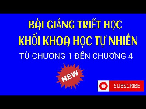 Chương 1 - Triết học phương Đông và triết học phương Tây - youtube