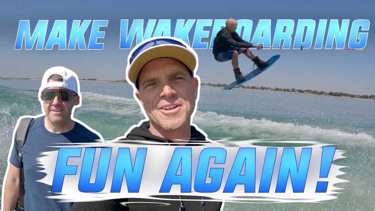 LOW RISK, HIGH REWARD WAKEBOARDING! 4 Dads, Riding without taking hard falls!