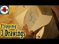 HOW TO FLIP 3 DRAWINGS on the Animation disc - 1 on 1 Animation