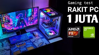 AMD FX 8120 (8 core) + GT 1030 DDR4 | GAMING TEST PC 1 JUTAAN
