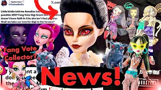 🎀💀MONSTER HIGH💀🎀| 2026 NEWS❗️| SKULLECTOR Ghostbusters GOZER Revealed, Fang Vote GIGI & MORE!!🍵🔥