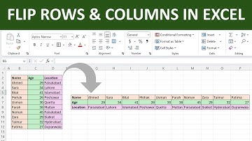 How to Transpose Data in Excel | Flip Rows & Columns in Seconds