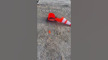 Cheap Knockoff Cone vs Real Traffic Safety 🚧 | The Best For Less