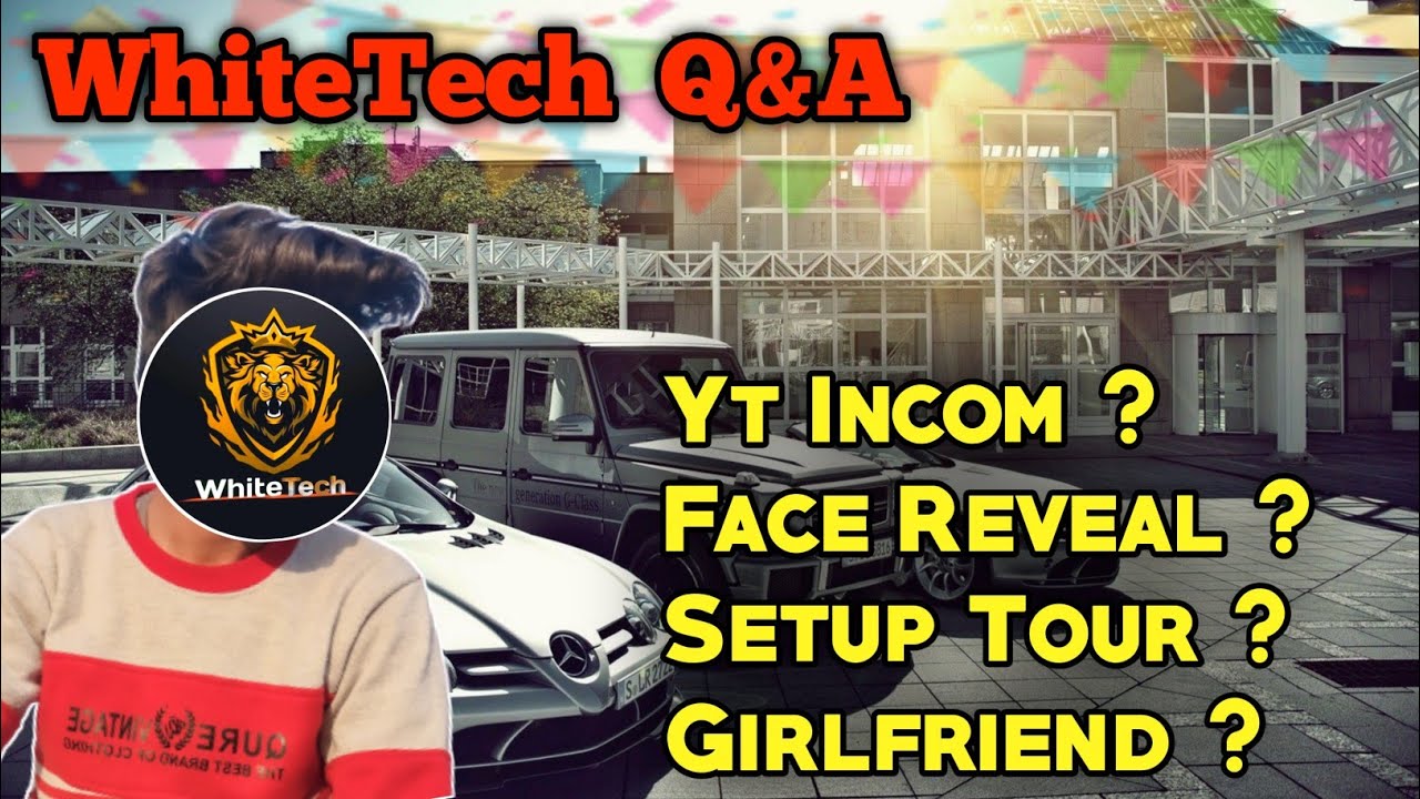 Finally WhiteTech First Q&A is Here | Yt Income / Girlfriend / Face Reveal