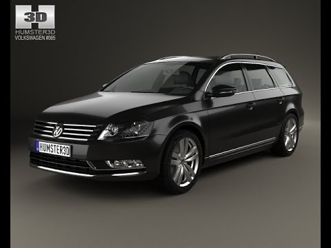 3D Model Volkswagen Passat B7 variant 2011 at 3DExport.com