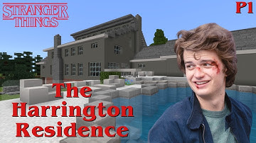 How to Build The Harrington House from Stranger Things in Minecraft!! [Part: 1]