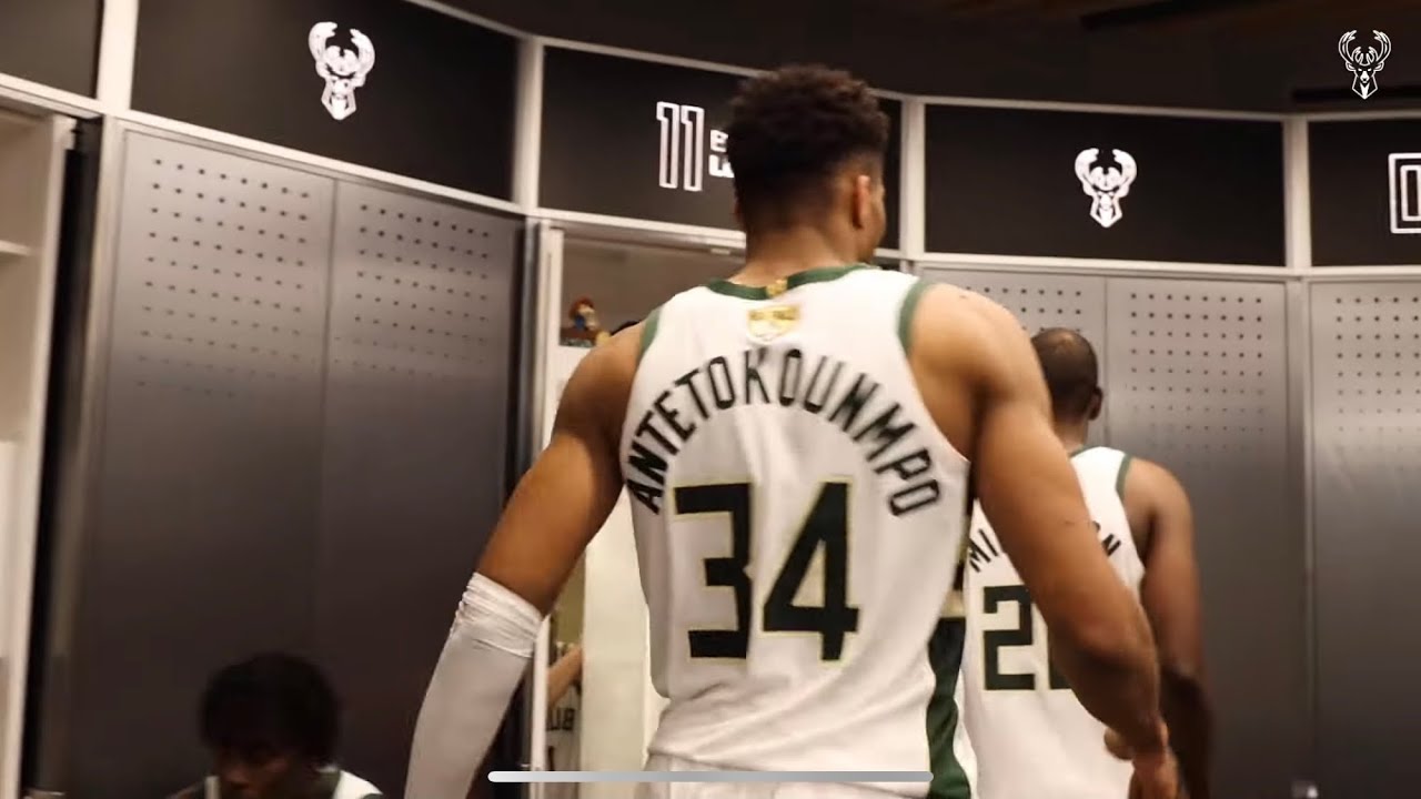 Giannis Antetokounmpo gives you tour of Bucks' locker room (VIDEO) - NBC  Sports