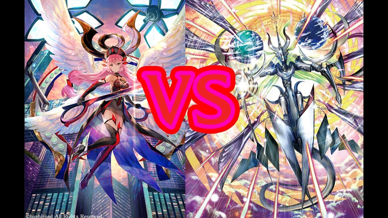 [MeeKhao] Cardfight Vanguard - Hole 214 Angel feather (Gavrail) VS Link ...