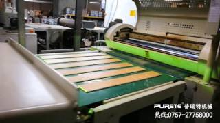 UV lacquer roller coater finishing line for wood flooring