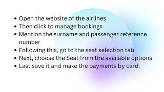 How to Select Seat After Flight Booking - Choose your Seat