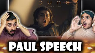 Goosebumps Overloaded: Villagers React to Paul Muad'dib Electrifying Speech! Dune Part Two Reaction