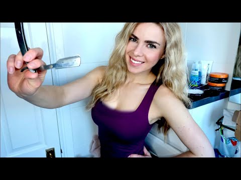 ASMR MEN'S SHAVE & BEARD TRIM ❤︎