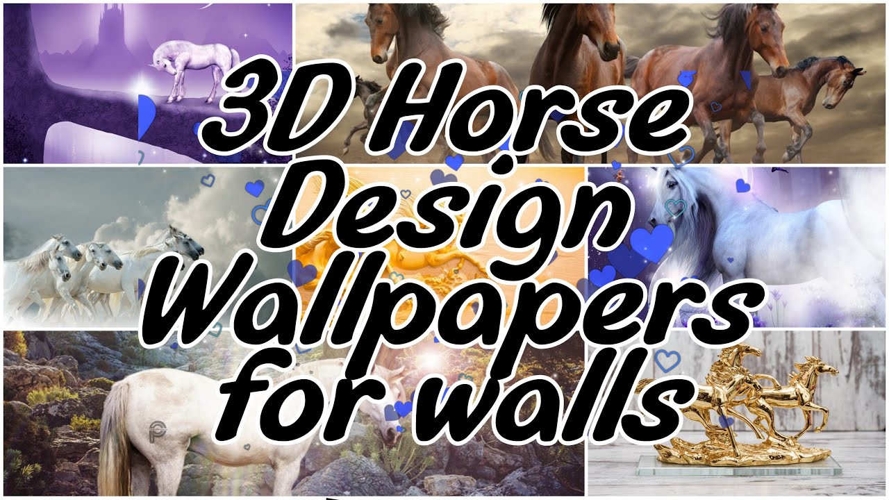 3D Horses are Running Wallpaper  Home Decoram