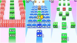 Jelly Run 2048 Old vs New Update Race! From 2 to 16ab Insane Score Run screenshot 4