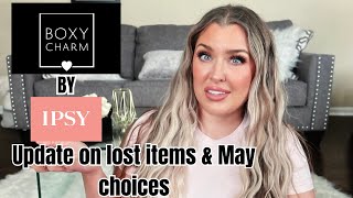 BOXYCHARM BY IPSY MAY 2023 CHOICES AND PICKS CUSTOMER SERVICE NOW VS THEN HOTMESS MOMMA MD