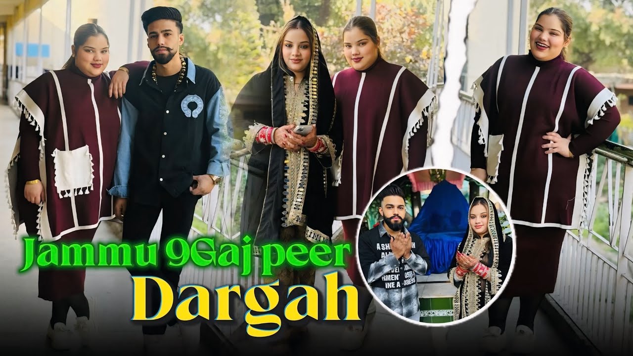 Aaj hum gye jammu 9gaj peer Dargah ❤️ #nandinikarnaliya 