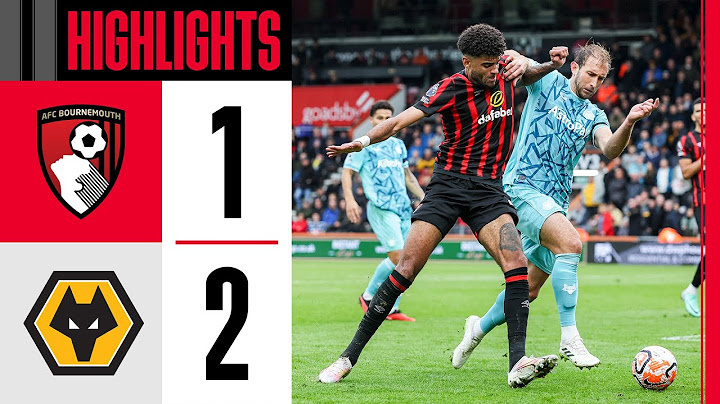 10-men Cherries beaten late by Wolves | AFC Bournemouth 1-2 Wolves