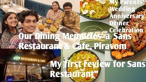 Annakarina's 1st review for Sans Restaurant&cafe|My Parents' Wedding Anniversary Dinner Celebration