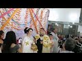 العريس والعروسة يشاركان فى لحن أجيوس الفرايحي .. لما يكون العريس معلم - توماس وسارة