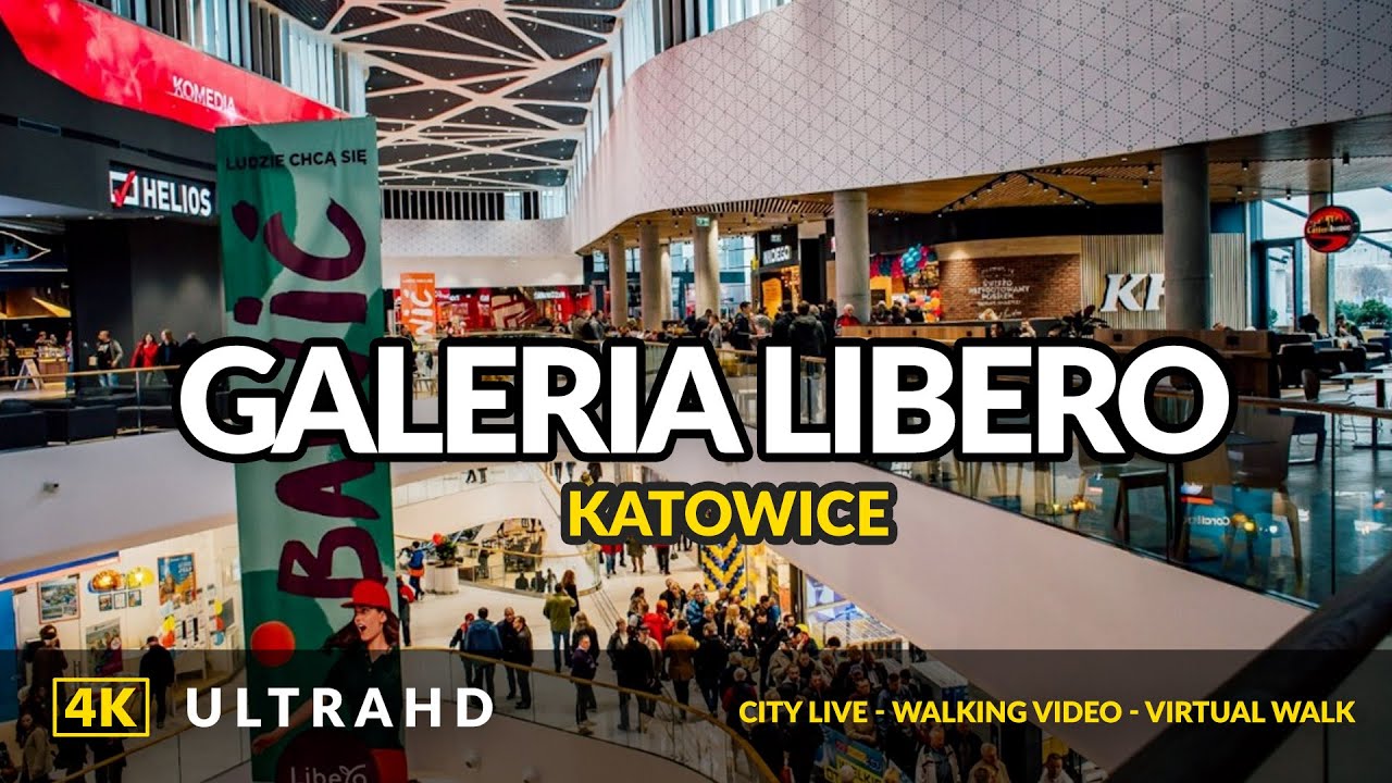 4K Zwiedzamy Galeria Libero, Katowice - DJI OSMO Pocket 2020 4k 60fps walking tour