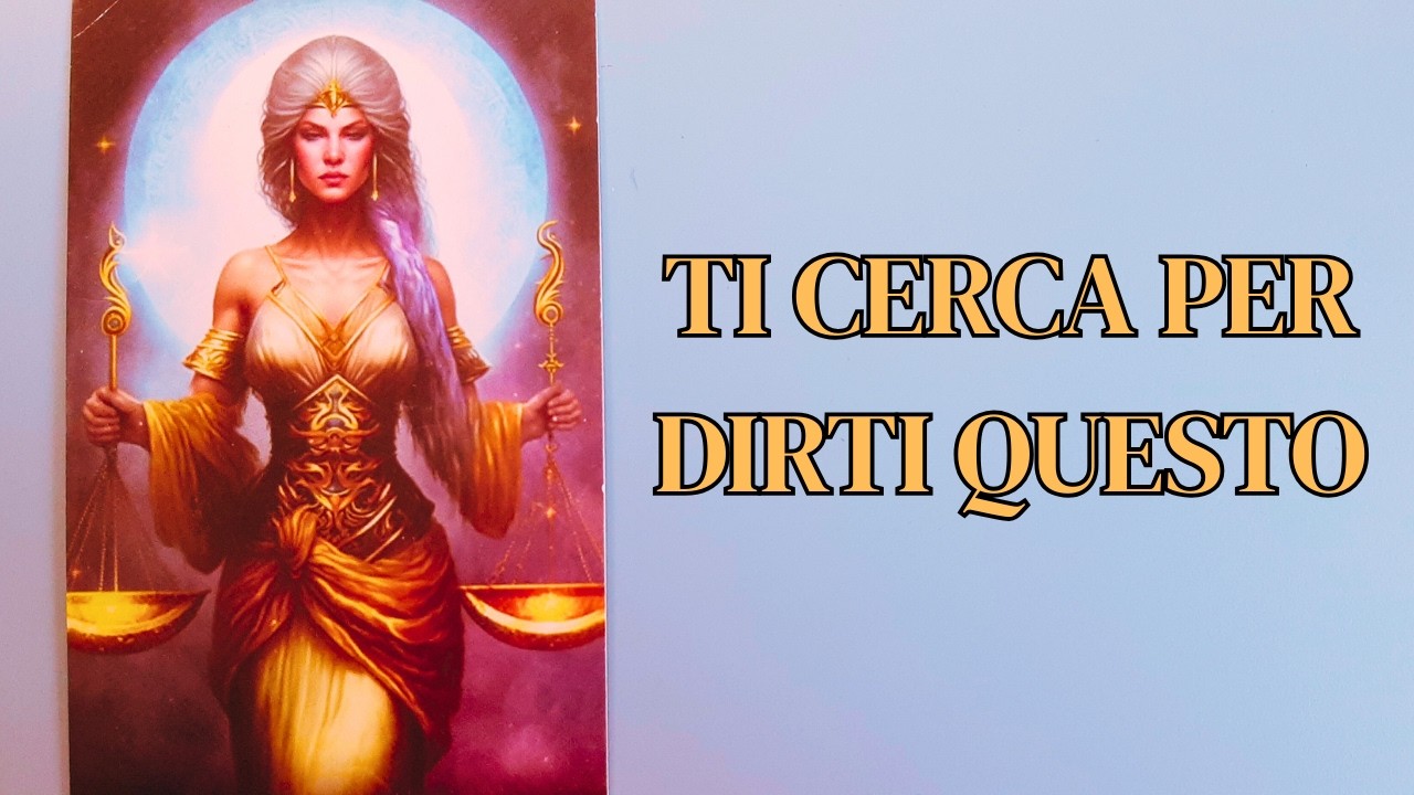 Dal NULLA ti cerca per dirti QUESTO! ❤️ (ascolta ora)