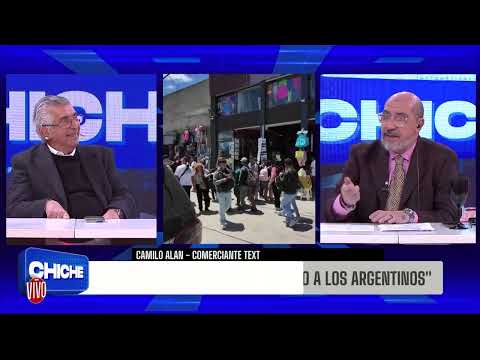 Camilo Alan, empresario textil, con Alejandro Di Biasi en 'Chiche en vivo' por NET TV 25/06/26