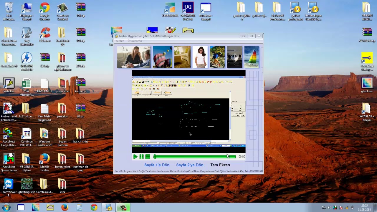 Gerber eğitim eşofman altı hazırlama