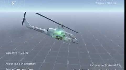 Silantro Unity3D Helicopter Simulator: AH-1W Enter-Exit System Test