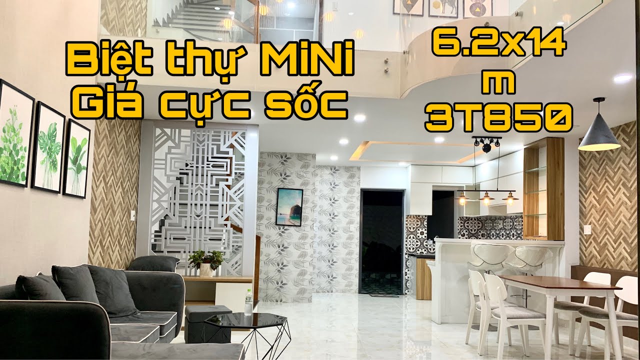 Bán nhà Quận 12, #15 , dt 6.2x14m, SHR, 1 lửng 2 lầu , đường Hà Huy Giáp, giá 3T850