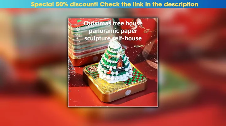 Exclusive 2026 Christmas Tree Desk Calendar With LED Light 3D Tear-away Calendar Paper Carving Art•