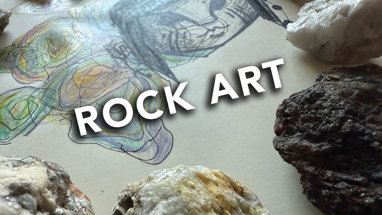Using my Rock Collection to Make Art 🗿 - YouTube
