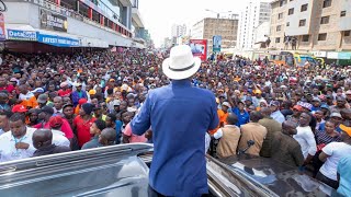 LIVE!! RAILA ODINGA BRINGS DOWN EASTLEIGH!!