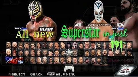 Convert wwe 2k11 into wwe 2k18 in just 191mb