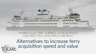 Alternatives to increase ferry acquisition speed and value