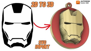 Import and Edit SVG File in Fusion 360