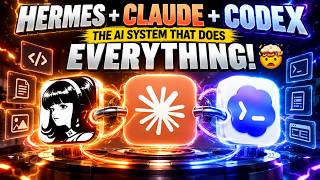 Hermes + Claude + Codex — The AI System That Does EVERYTHING! 🤯