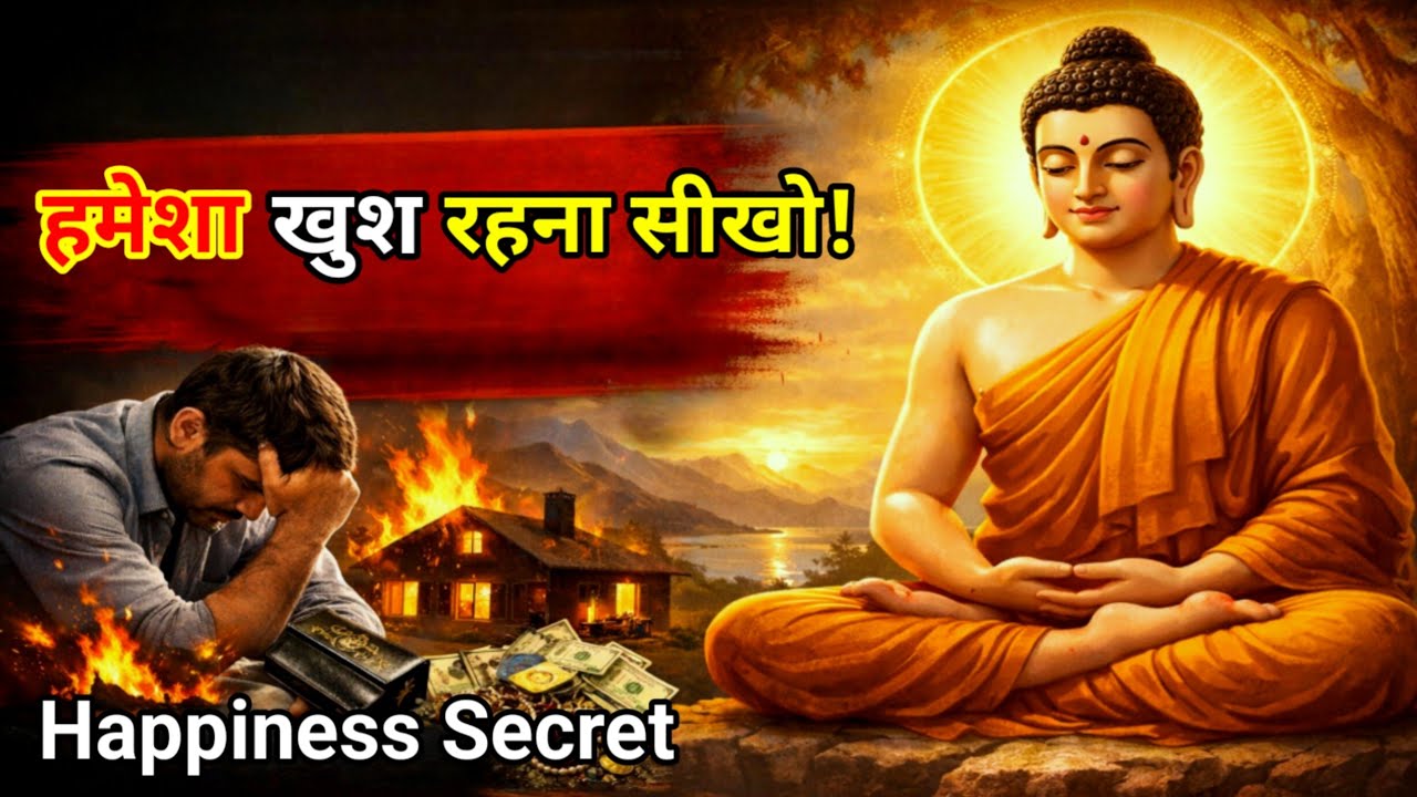 सब कुछ खोकर भी खुश कैसे रहें? | Buddha Teachings On Happiness |