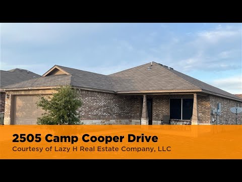 2505 Camp Cooper Drive, Killeen, TX home video tour