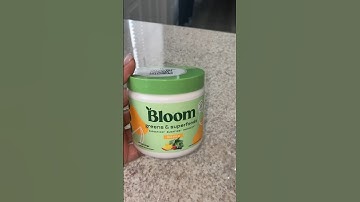 The best way to drink your veggies! Bloom Super Greens! #bloom