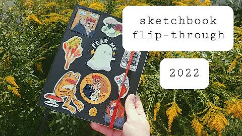 Sketchbook Flip-Through 2022 - No Talking or Music