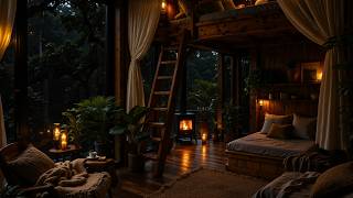 Helps You Sleep And Calm Mind | Warm Piano With Gentle Rain For Stress Relief screenshot 5