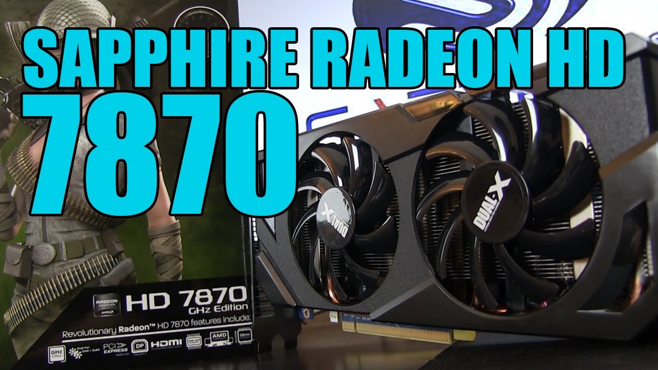 Sapphire Radeon Hd 7870 Unboxing Overview Youtube