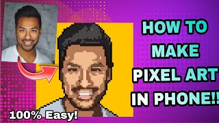 How to make Pixel art like PRO from photo on your phone! | Mario style photo editing | screenshot 4