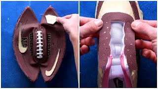 Transform football to stylish shoes!