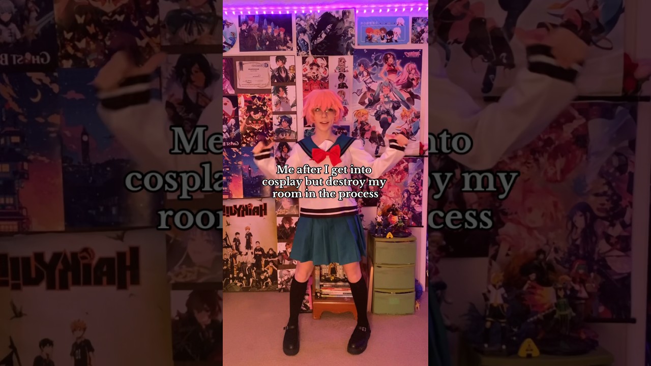 “I’m gonna repair it” give me like 2 months & then it’ll look as clean as new! #kurikosaikicosplay