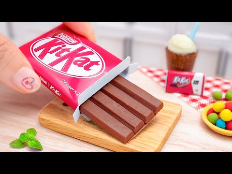 Sweet Miniature Chocolate KITKAT Cake Decorating Tutorial - Easy Mini Yummy Cake Recipe Idea