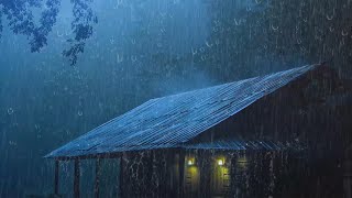 An incessant Downpour. Rain sound puts you to sleep right away, Beat insomnia, Help Relax