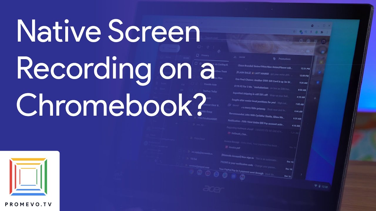 How to Screen Record on a Chromebook - YouTube