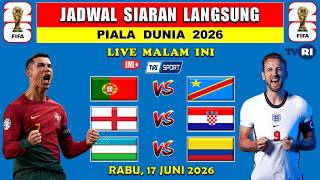 2026 WORLD CUP LIVE BROADCAST SCHEDULE TONIGHT - PORTUGAL vs CONGO - ENGLAND vs CROATIA